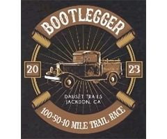 Bootlegger 100-50-10 Mile Trail Race logo on RaceRaves