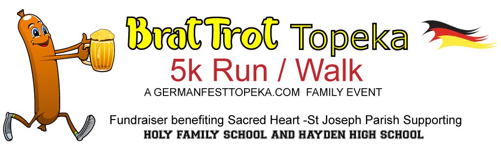 Brat Trot Topeka 5K logo on RaceRaves