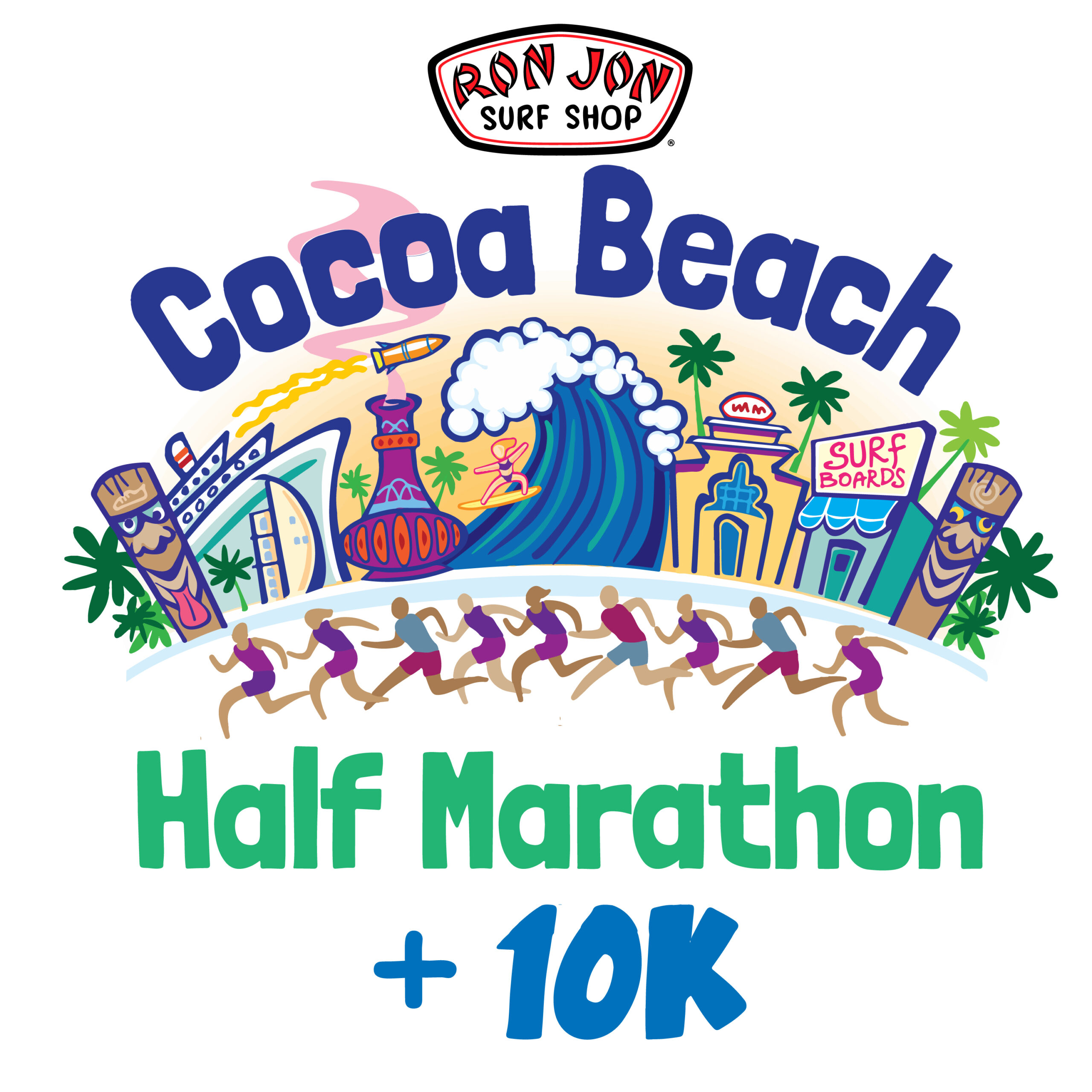 Cocoa Beach Half Marathon & 10K logo on RaceRaves