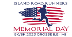 Grosse Ile Memorial Day Run logo on RaceRaves