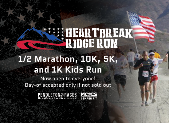Heartbreak Ridge Run logo on RaceRaves