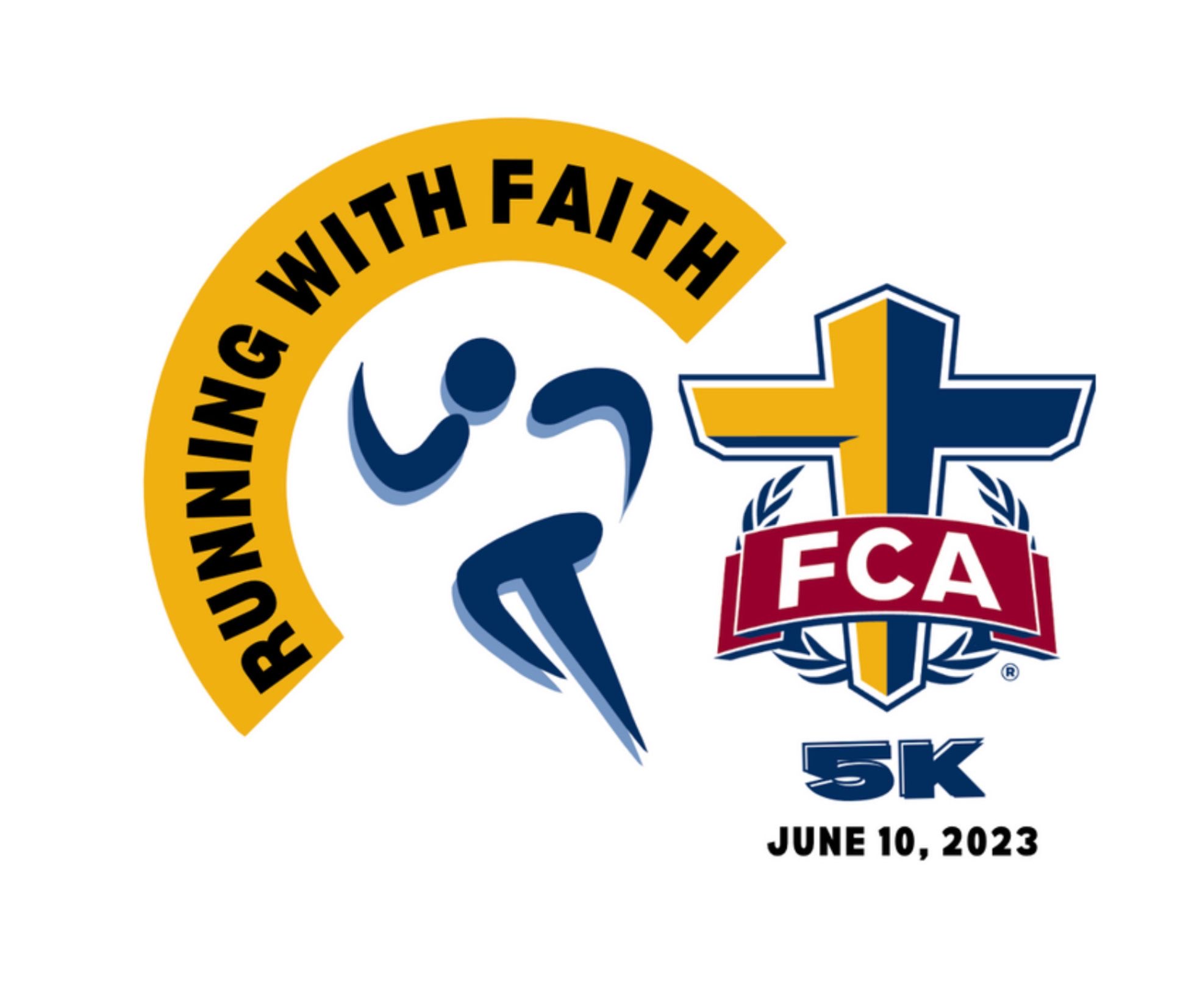 FCA Running with Faith 5K logo on RaceRaves