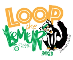 Loop the Lemur at the Ross Park Zoo logo on RaceRaves