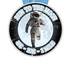 Run to the Moon 5K & 10K logo on RaceRaves