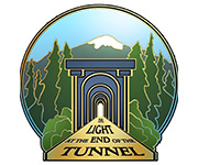 Light at the End of the Tunnel Marathon logo