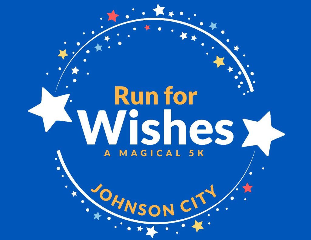 Run For Wishes 5K Johnson City logo on RaceRaves