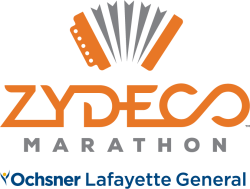 Zydeco Marathon & Half Marathon logo on RaceRaves