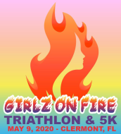 Girlz on Fire Triathlon & 5K logo on RaceRaves