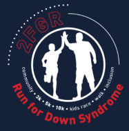 2FGR Run for Down Syndrome logo on RaceRaves