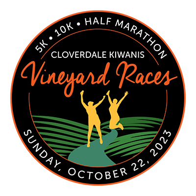 Cloverdale Vineyard Races logo on RaceRaves