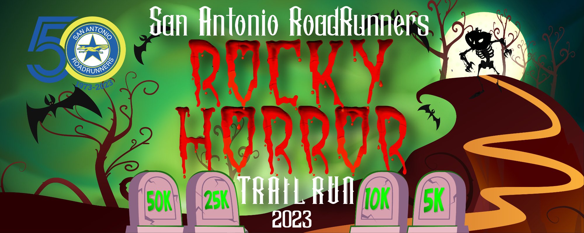 Rocky Horror Trail Run logo on RaceRaves