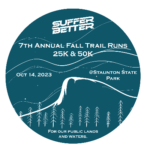 Suffer Better Fall Trail Run logo on RaceRaves
