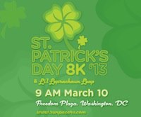 St. Patrick’s Day 8K logo on RaceRaves