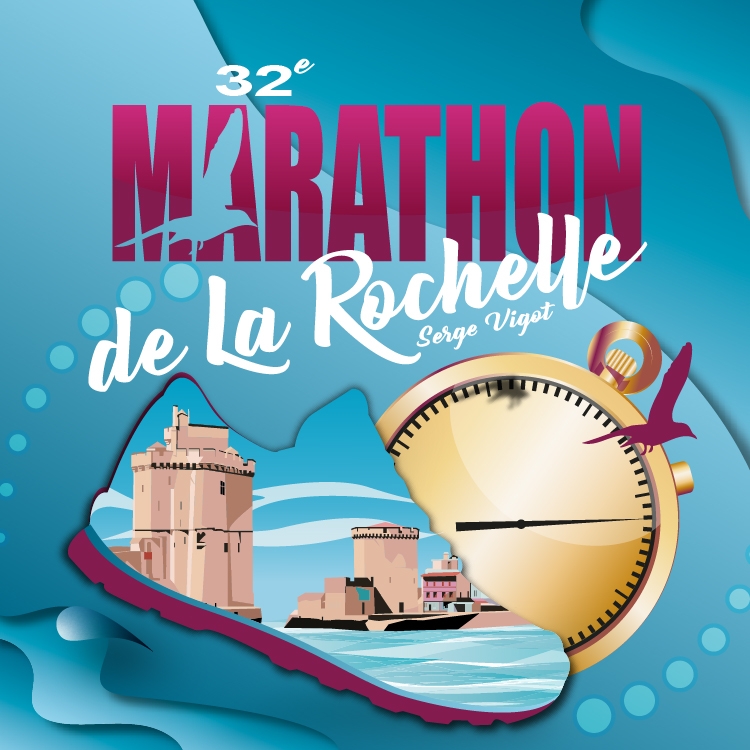 Marathon de La Rochelle Serge Vigot logo on RaceRaves