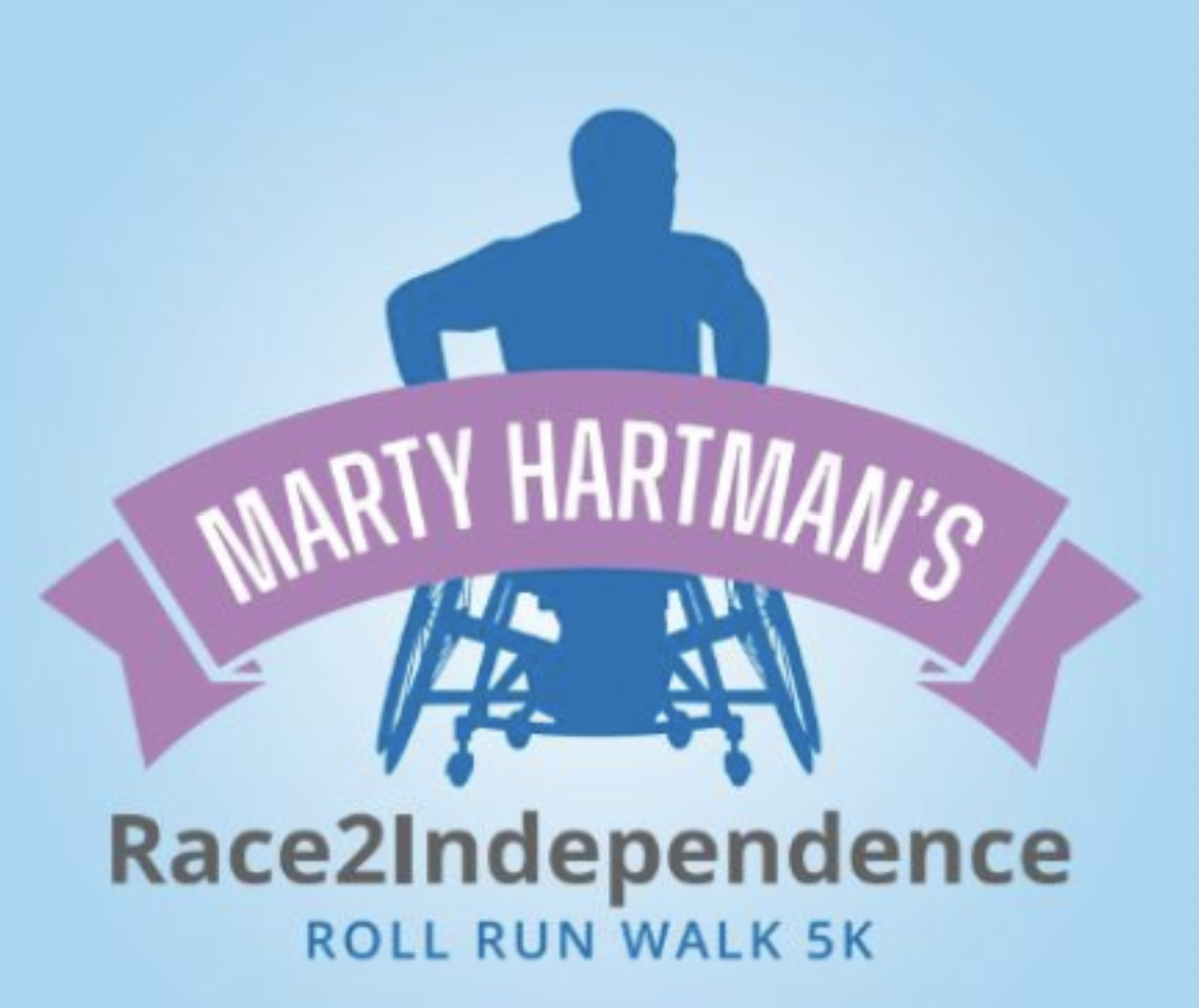 Marty Hartman’s Race2Independence Roll Run Walk 5K logo on RaceRaves