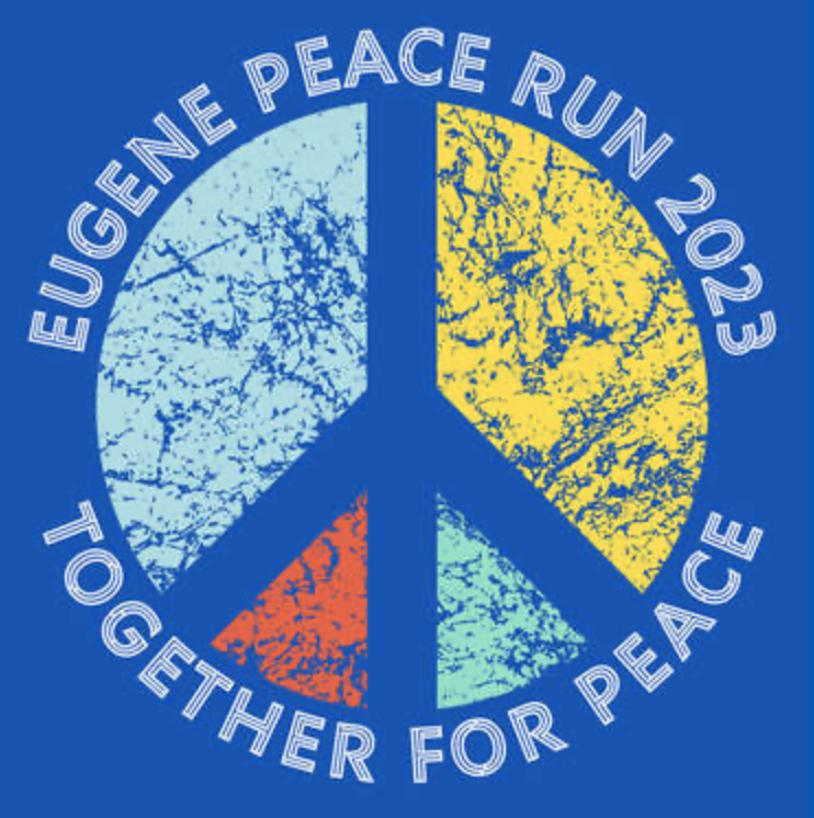 Eugene Peace Run logo on RaceRaves