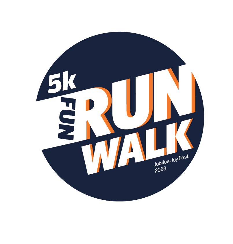 Jubilee Joy Fest 5K logo on RaceRaves