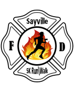 Sayville Fire Department 5K logo on RaceRaves