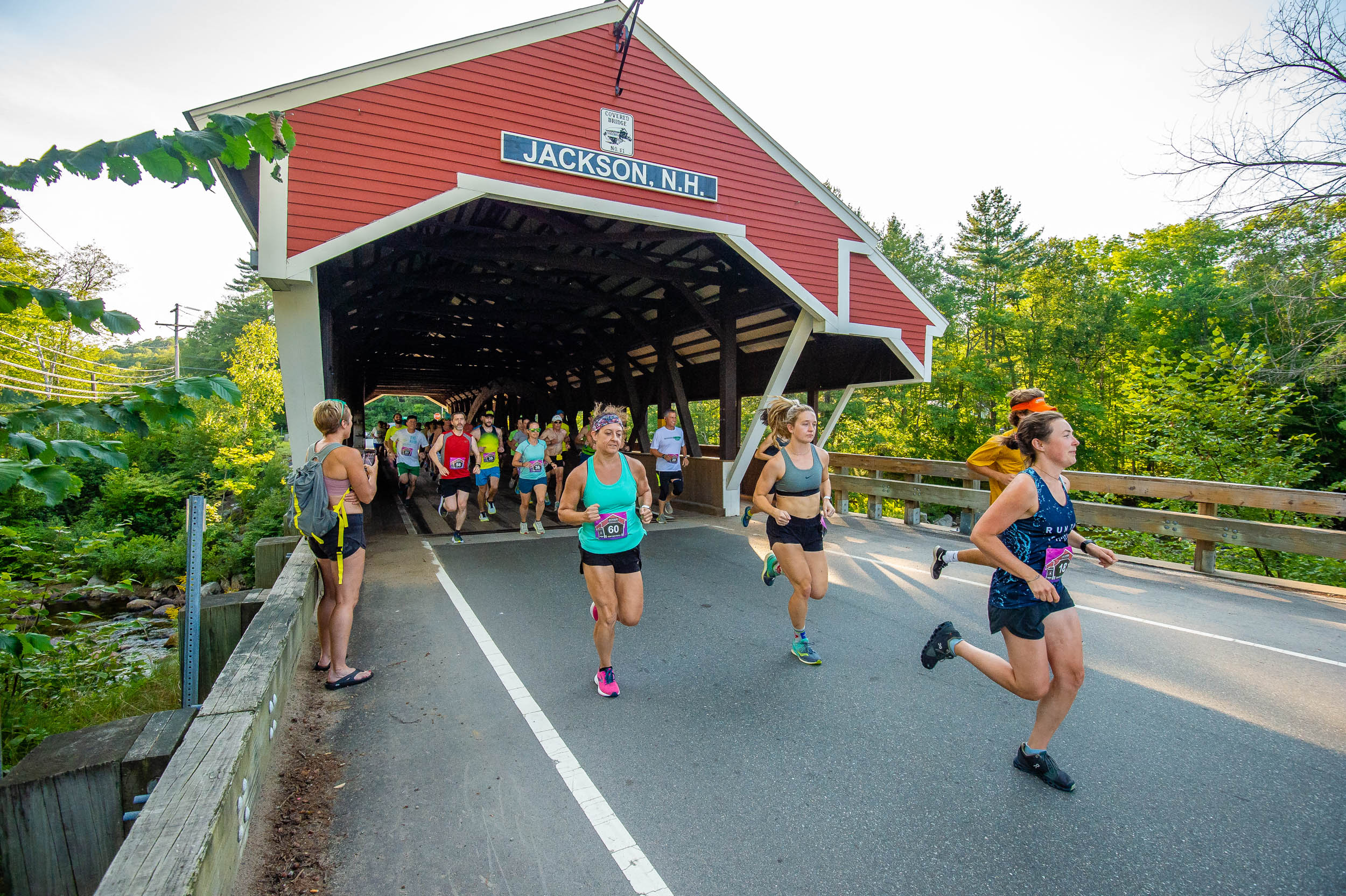 Jackson Covered Bridge 10K Road Race logo on RaceRaves