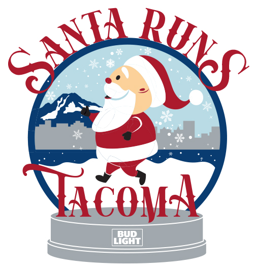 Santa Runs Tacoma logo on RaceRaves