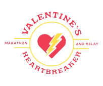 Valentine’s Heartbreaker Marathon & Relay logo on RaceRaves