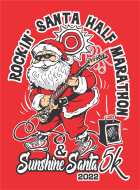 Rockin Santa Half Marathon & Sunshine Santa 5K logo on RaceRaves