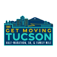 TMC Get Moving Tucson Half Marathon & 4 Miler logo on RaceRaves