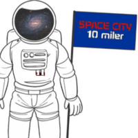 Space City 10 Miler logo on RaceRaves