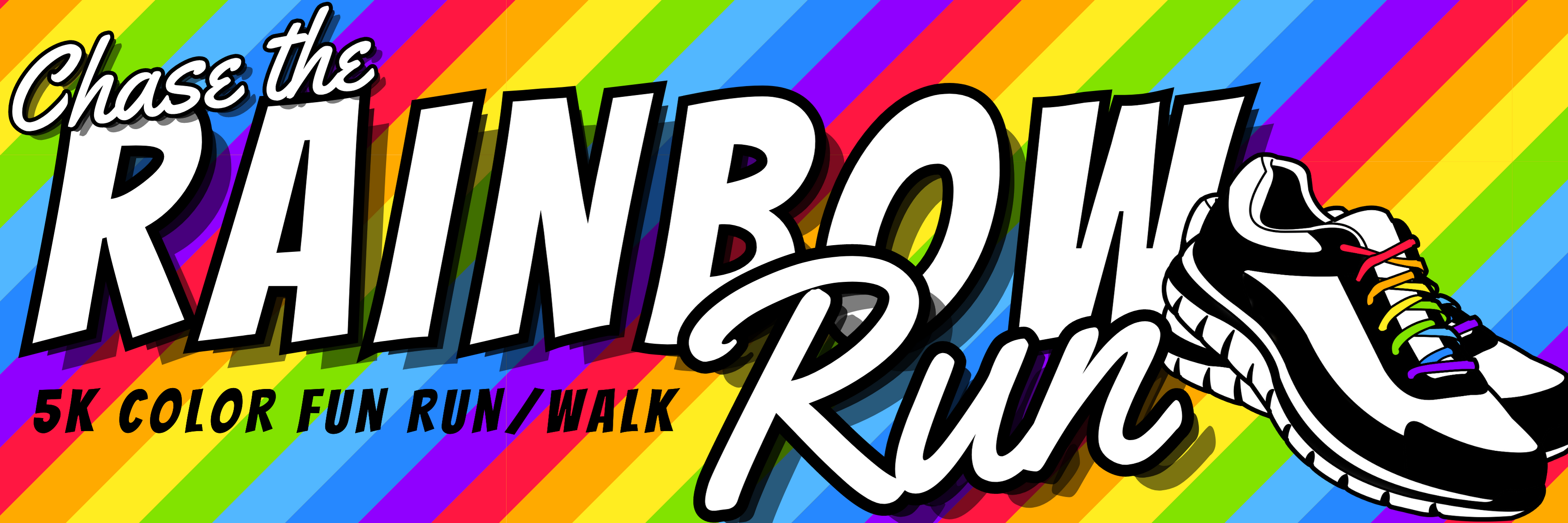 Chase the Rainbow Run 5K logo on RaceRaves