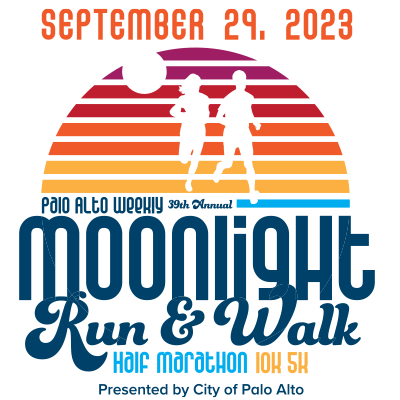Palo Alto Weekly Moonlight Run logo on RaceRaves