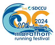 OC Marathon Running Festival 20th Anniversary logo