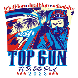 Top Gun Triathlon logo on RaceRaves