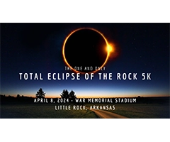 Total Eclipse of the Rock 5K logo on RaceRaves