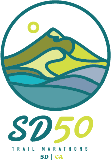 San Diego 50 & Trail Marathons logo on RaceRaves