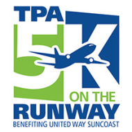 TPA 5K on the Runway logo on RaceRaves