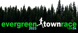 Evergreen Town Race 10K logo on RaceRaves