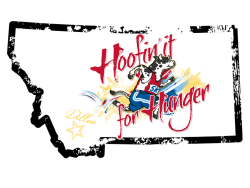 Hoofin it for Hunger Trail Run logo on RaceRaves