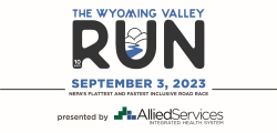 Wyoming Valley Run logo on RaceRaves