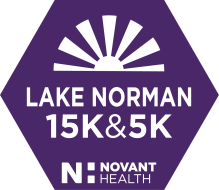 Novant Health Lake Norman 15K & 5K logo on RaceRaves