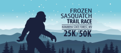 Frozen Sasquatch Trail 50K & 25K logo on RaceRaves