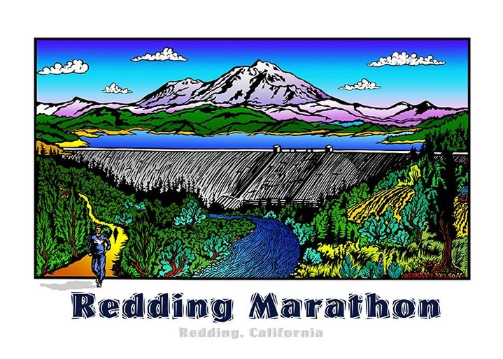 Redding Marathon logo on RaceRaves