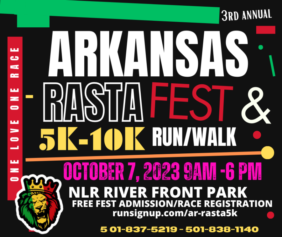Arkansas Rasta Fun 5K & 10K logo on RaceRaves
