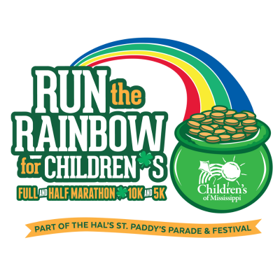Run the Rainbow for Children’s logo on RaceRaves