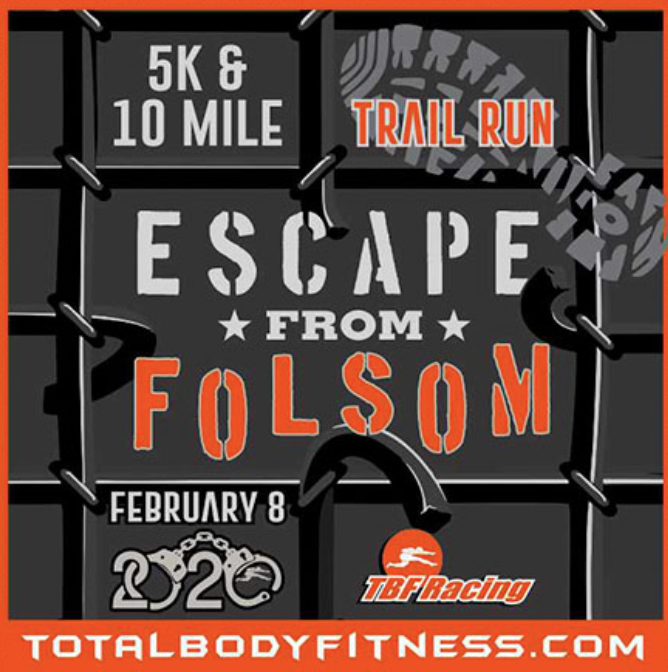 Escape from Folsom 10 Miler & 5K logo on RaceRaves