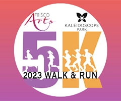 Frisco Arts 5K Walk & Run logo on RaceRaves