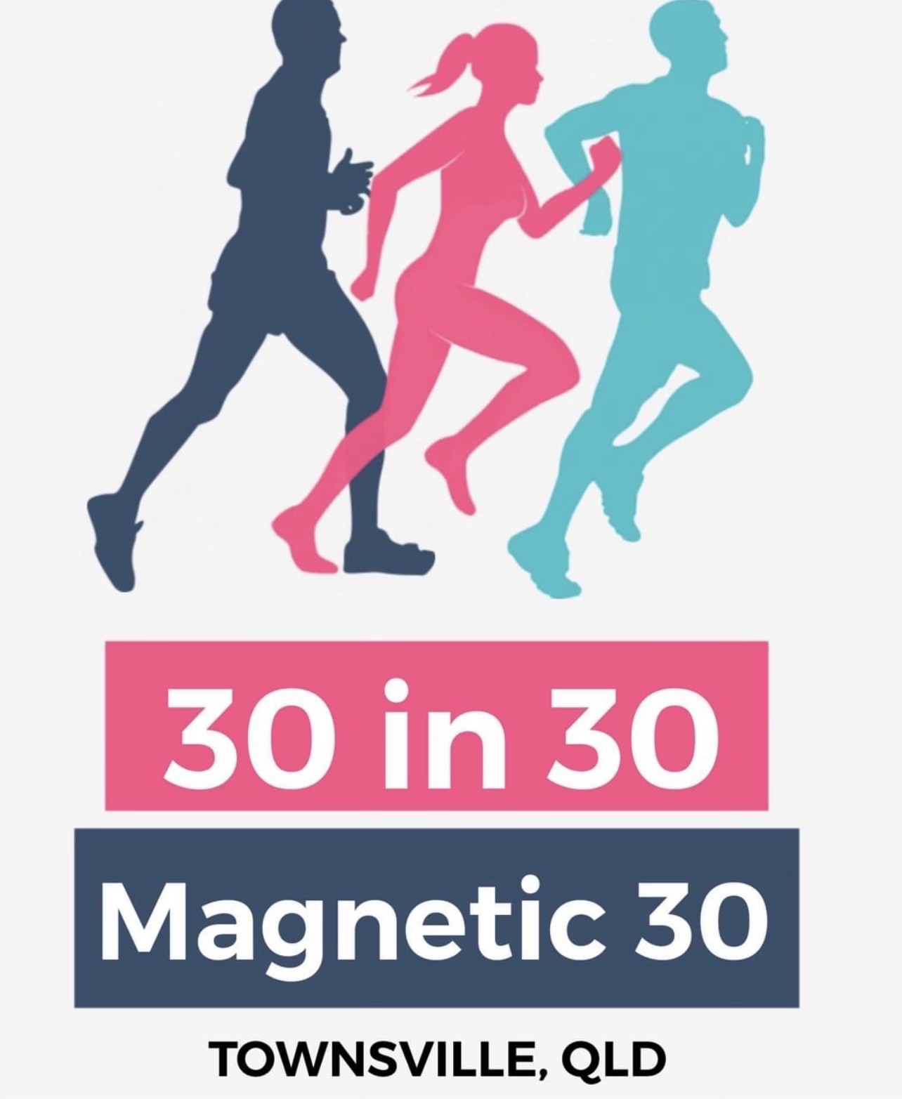 Magnetic 30 in 30 Marathons logo on RaceRaves