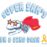Super Sam’s 5K & Dino Dash logo on RaceRaves