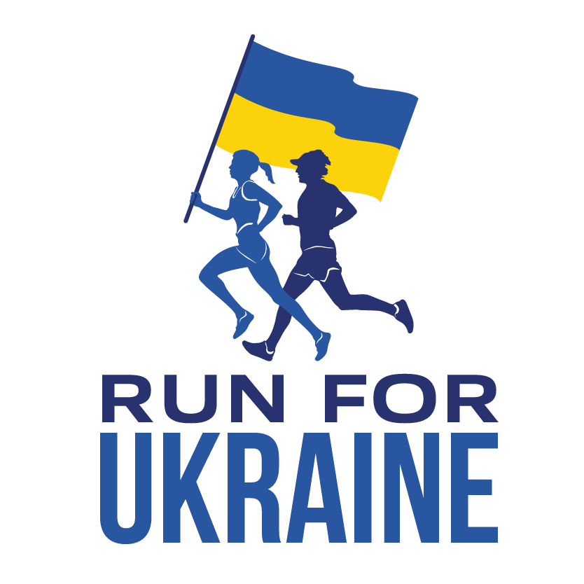 Run for Ukraine logo on RaceRaves