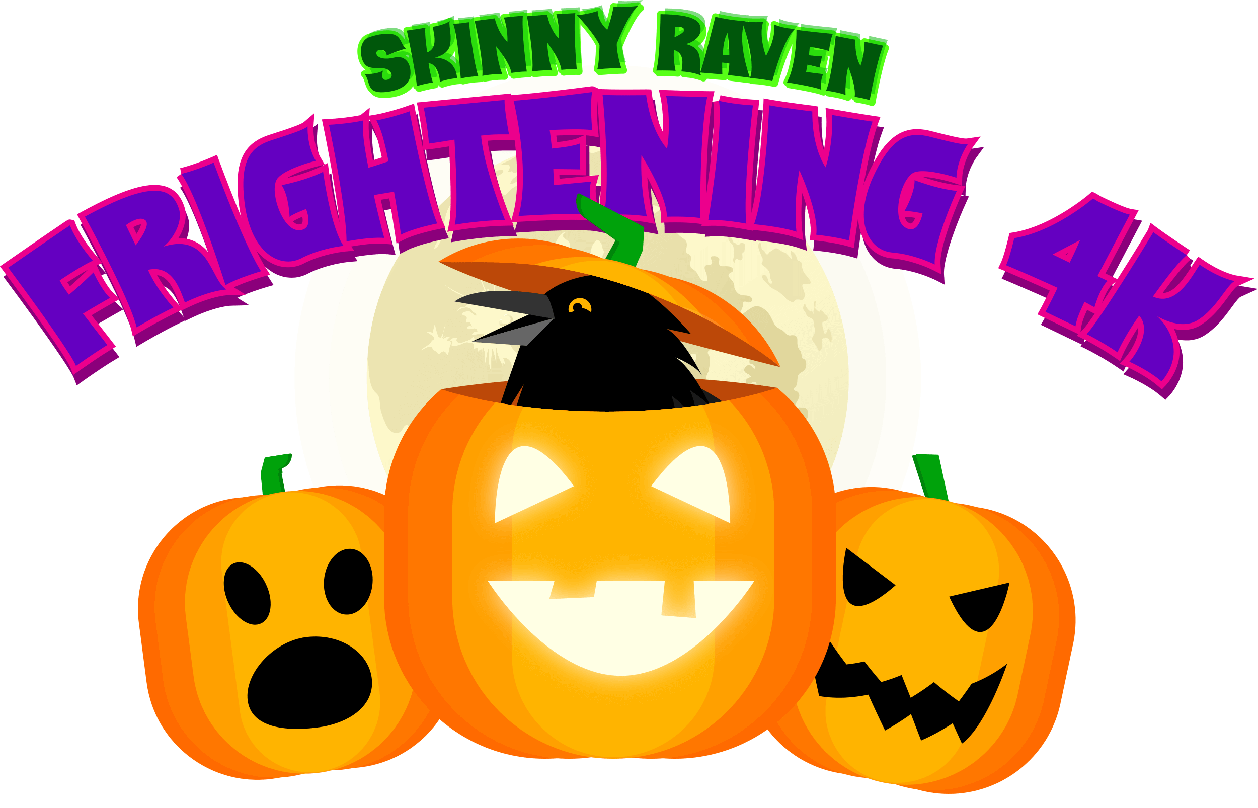 Skinny Raven Frightening 4K logo on RaceRaves