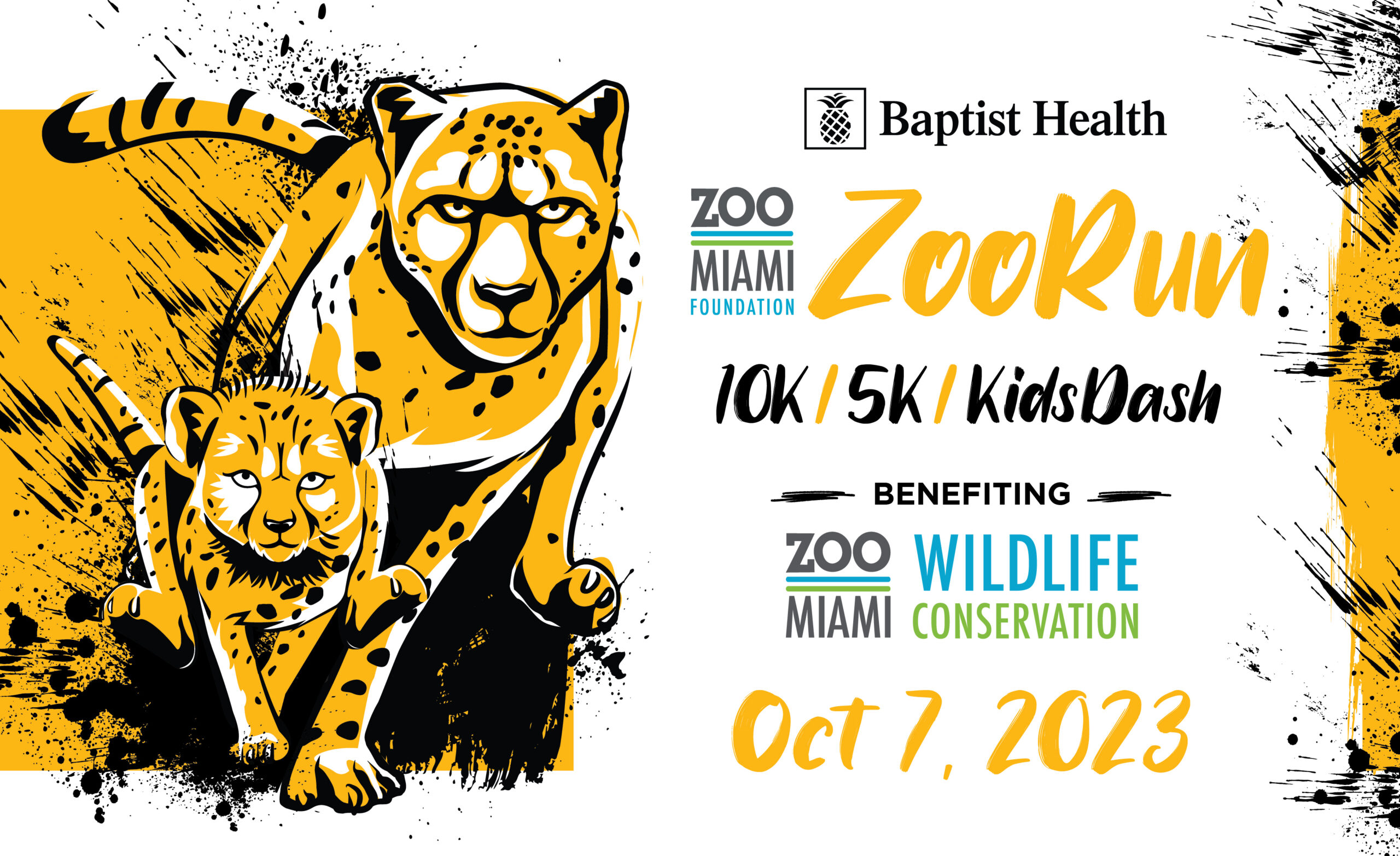 ZooRun 5K, 10K & ZooKidsDash logo on RaceRaves